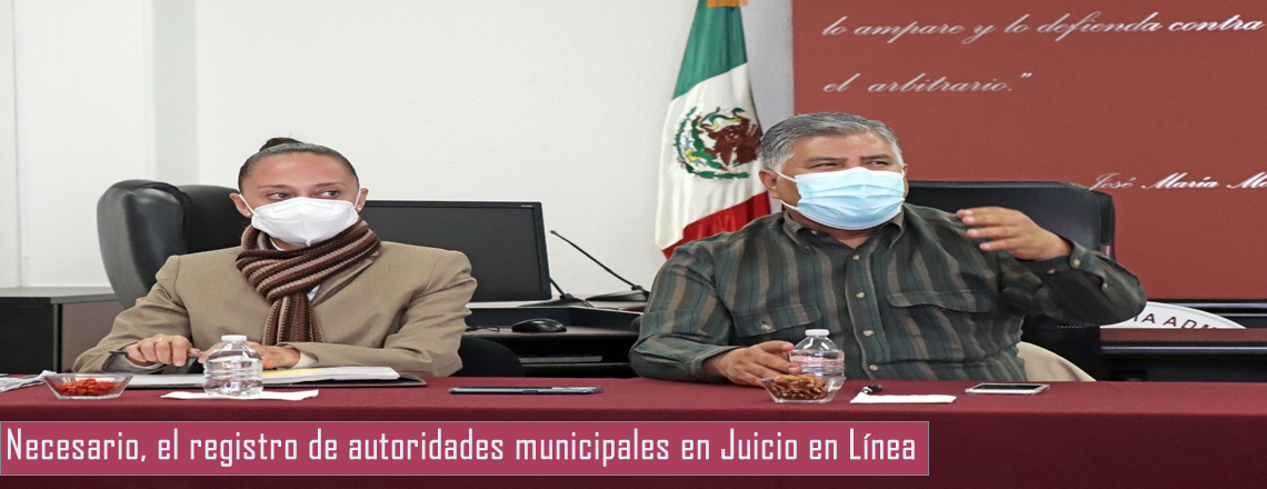 Necesario, el registro de autoridades municipales en Juicio en Línea 